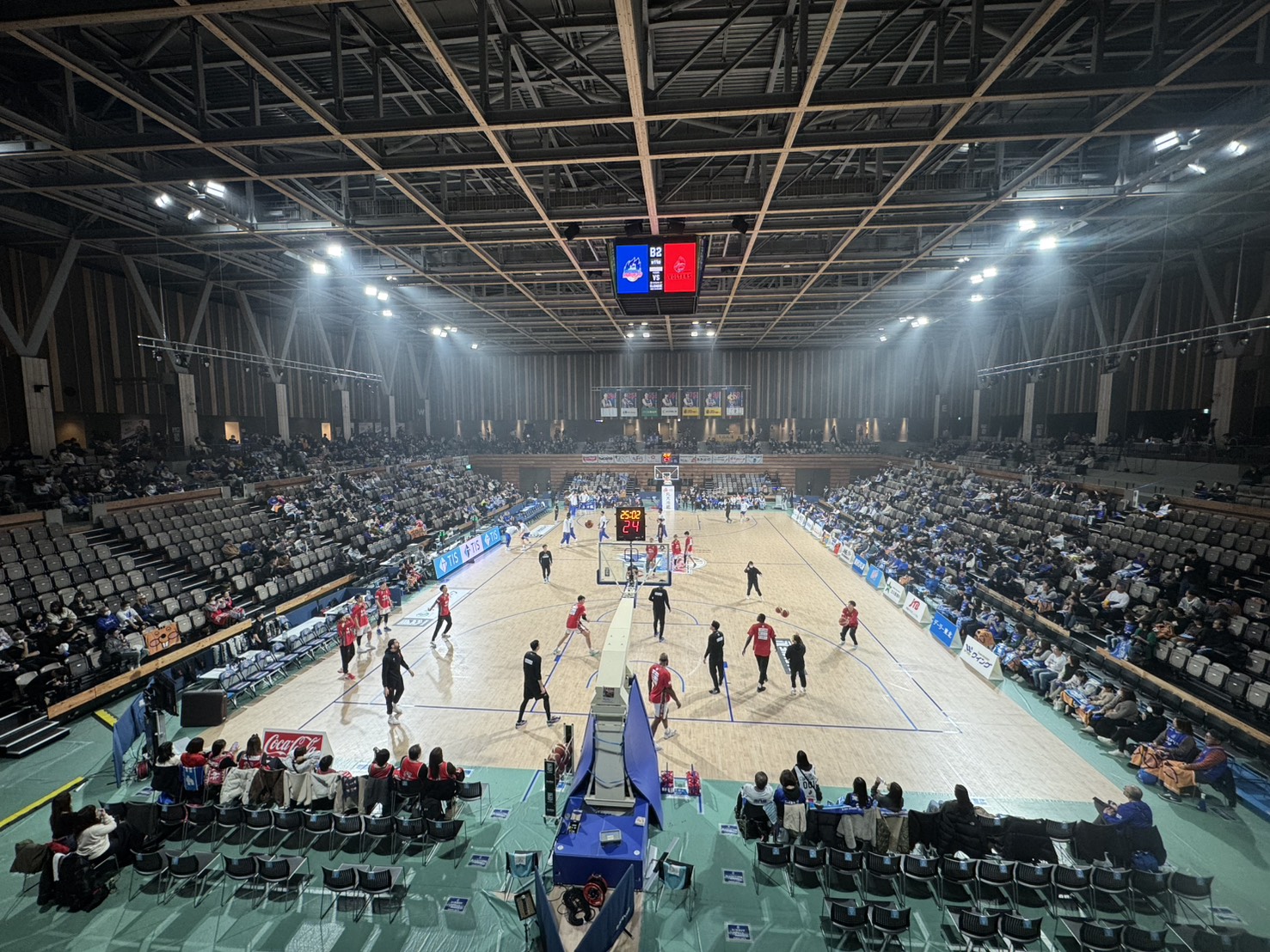 バスケ観戦。 画像