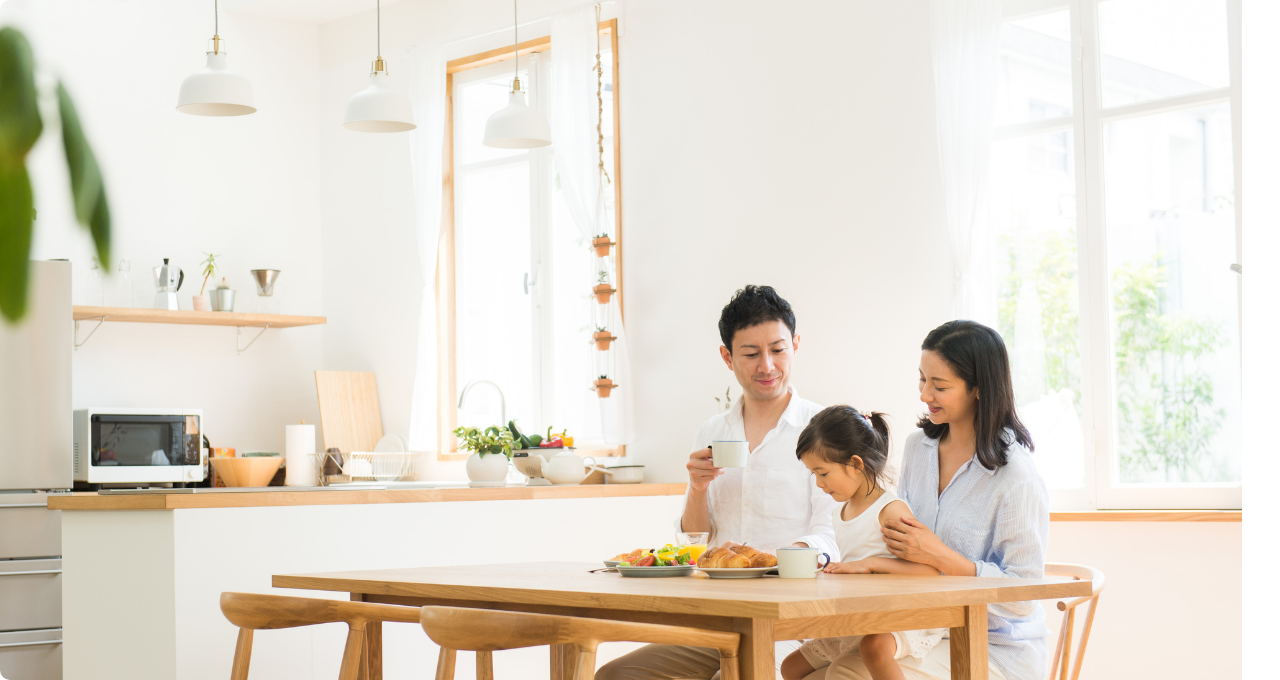 高い住宅性能で、心地よい日々を過ごしていただきたい