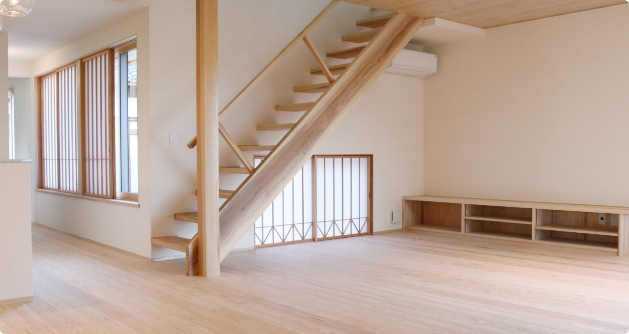自然素材の特性を上手く生かした家づくりを